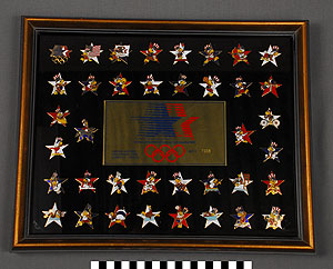 Thumbnail of Commemorative Pin Set - Plaque (1984.04.0001AM)