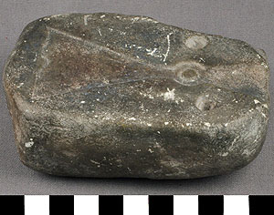 Thumbnail of Plaster Cast Reproduction of Axe Mold (1984.06.0005)