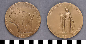 Thumbnail of Prize Medal: The Wisconsin Academy of Sciences, Arts, and Letters (1991.04.0078)