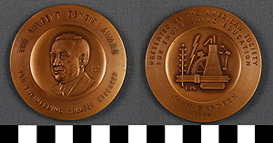 Thumbnail of Medal: The Vincent Bendix Award For Engineering College Research (1994.22.0002)