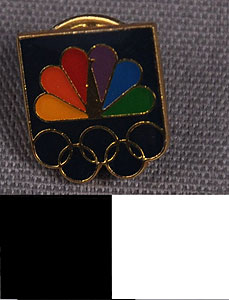 Thumbnail of Commemorative Olympic Pin:  1988 Seoul NBC Logo (2003.09.0010)