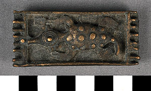 Thumbnail of Gold Dust Box: Abamphruwa, Small Box with Chameleon Lid (2011.05.0864B)
