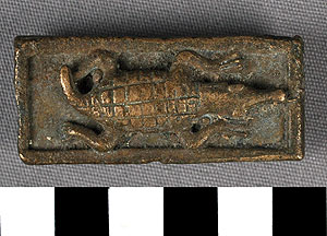 Thumbnail of Gold Dust Box: Abamphruwa, Small Box with Crocodile Lid (2011.05.0871B)
