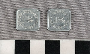 Thumbnail of Illinois Department of Finance Retailers’ Occupation Token: 1 1/2 Mills (1971.29.0030)