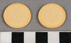 Thumbnail of Tax Token: New Mexico School Tax Token, 1 Mill (1971.29.0043)