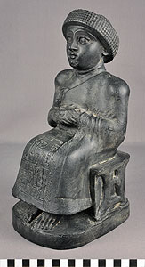 Thumbnail of Plaster Cast of a Seated King Gudea (1973.14.0001)
