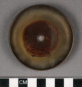 Thumbnail of Commemorative Olympic Candelabrum Drip Pan   (1977.01.0014I)