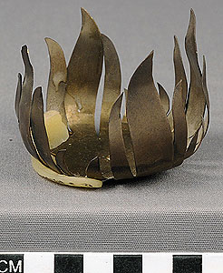 Thumbnail of Commemorative Olympic Candelabrum Drip Pan Ornament   (1977.01.0014K)