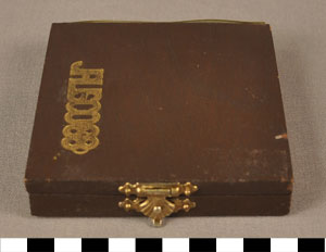 Thumbnail of Case for Commemorative Medal for XIX Summer Olympics in Mexico City Presented to Avery Brundage, Guadalajara (1977.01.0036B)