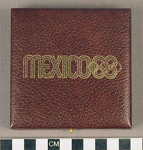 Thumbnail of Case for the Commemorative Medallion for the XIX Summer Olympics in Mexico City (1977.01.0052B)