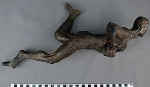 Thumbnail of Commemorative Sculpture: Runners at the Finish (Loser) (1977.01.0084B)