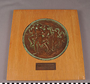 Thumbnail of Commemorative Plaque: Czech Olympic Committee (1977.01.0089)
