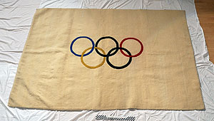 Thumbnail of Commemorative Olympic Wall Hanging (1977.01.0108)