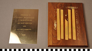 Thumbnail of Plaque: To Avery Brundage in Recognition of His Many Services and Accomplishments 1968 (1977.01.0463)