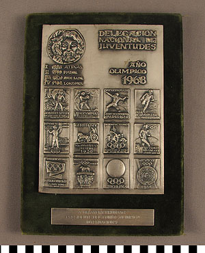 Thumbnail of Olympic Plaque: Delegacion Nacional De Juventudes (1977.01.0471)