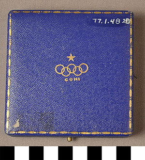 Thumbnail of Commemorative Medal Case: "Palazzetto dello Sport Roma" (1977.01.0482B)
