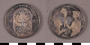 Thumbnail of Commemorative Medal: Canadian Olympic Association (1977.01.0496A)