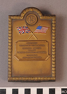 Thumbnail of Commemorative Plaque: "Athletic Relay and Team Match" (1977.01.0684)
