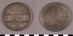 Thumbnail of Medallion Presented to Avery Brundage by Umberto Tupini (1977.01.0732A)