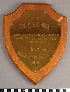 Thumbnail of Plaque: Olympians Midwestern Chapter (1977.01.0775)