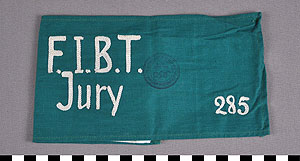 Thumbnail of Armband: F.I.B.T. Jury (1977.01.0814)