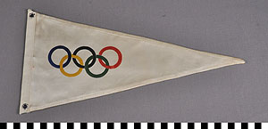Thumbnail of Commemorative Pennant for Olympics (1977.01.0815)