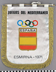 Thumbnail of Commemorative Pennant: Mediterranean Games in Izmir (1977.01.0827)