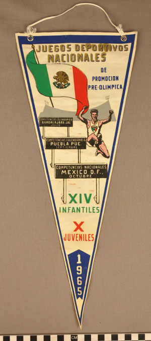 Thumbnail of Commemorative Pennant for Youth Olympics (1977.01.0843)