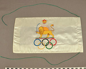 Thumbnail of Pennant for Olympics: Iran (1977.01.0847)