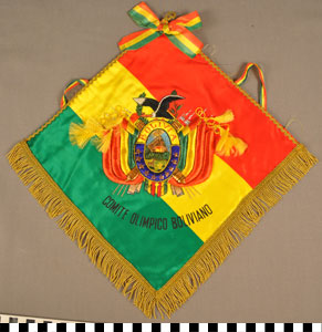 Thumbnail of Badge or Pennant: Bolivian Olympic Committee (1977.01.0855)
