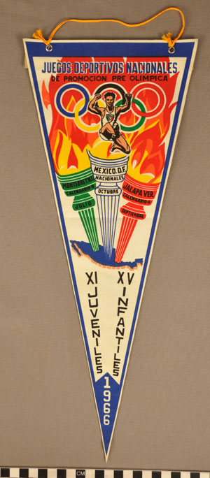 Thumbnail of Commemorative Pennant for Youth Olympic Games (1977.01.0906)