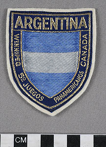 Thumbnail of Patch: 5th Pan American Games, Argentina (1977.01.0916)