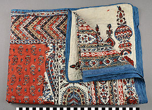 Thumbnail of Kalamkari Prayer Rug: Mihrab (1995.24.0011)