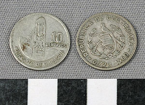 Thumbnail of Coin: Republic of Guatemala, 10 Centavos (2008.22.0278)