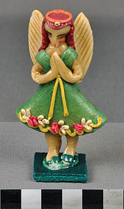 Thumbnail of Nativity Set: Green Angel (2009.05.0267R)