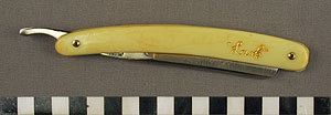 Thumbnail of Monk’s Bowl Set: Shaving Kit, Razor (2010.01.0161D)