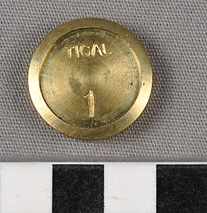 Thumbnail of Weight Set: 1 Tical (2010.01.0195D)