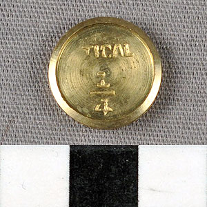 Thumbnail of Weight Set: 1/4 Tical (2010.01.0195F)