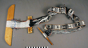 Thumbnail of Belt Loom with Textile (2010.01.0236A)