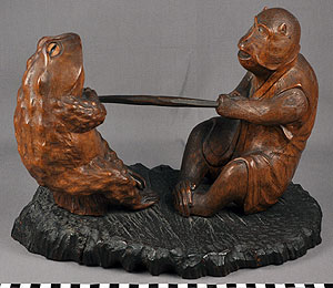 Thumbnail of Okimono: Monkey and Bullfrog (2010.03.0001)