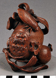 Thumbnail of Carving: Pomegranate Group (2010.03.0005)