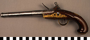 Thumbnail of Queen Anne Flintlock Pistol (2011.02.0001A)