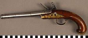 Thumbnail of Queen Anne Flintlock Pistol (2011.02.0001B)