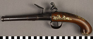 Thumbnail of Queen Anne Flintlock Pistol (2011.02.0003A)