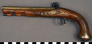 Thumbnail of Full Stock Flintlock Holster Pistol (2011.02.0004A)