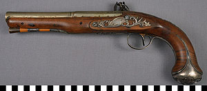Thumbnail of Full Stock Flintlock Holster Pistol (2011.02.0004B)