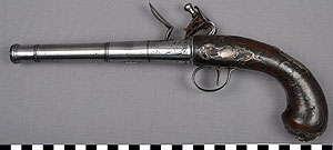 Thumbnail of Queen Anne Flintlock Pistol (2011.02.0005)
