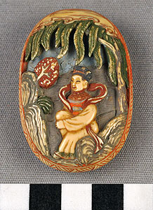 Thumbnail of Netsuke: Seated Beauty (2011.02.0035)