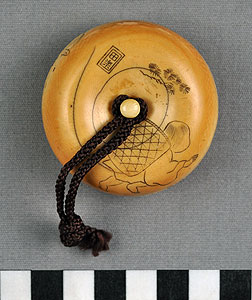Thumbnail of Netsuke: Clown Playing with a Child  (2011.02.0050)