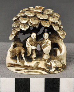 Thumbnail of Netsuke: Two People under a Pine Tree (2011.02.0059)